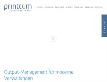 Tablet Screenshot of printcom.ch