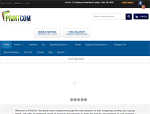 Tablet Screenshot of printcom.com.au